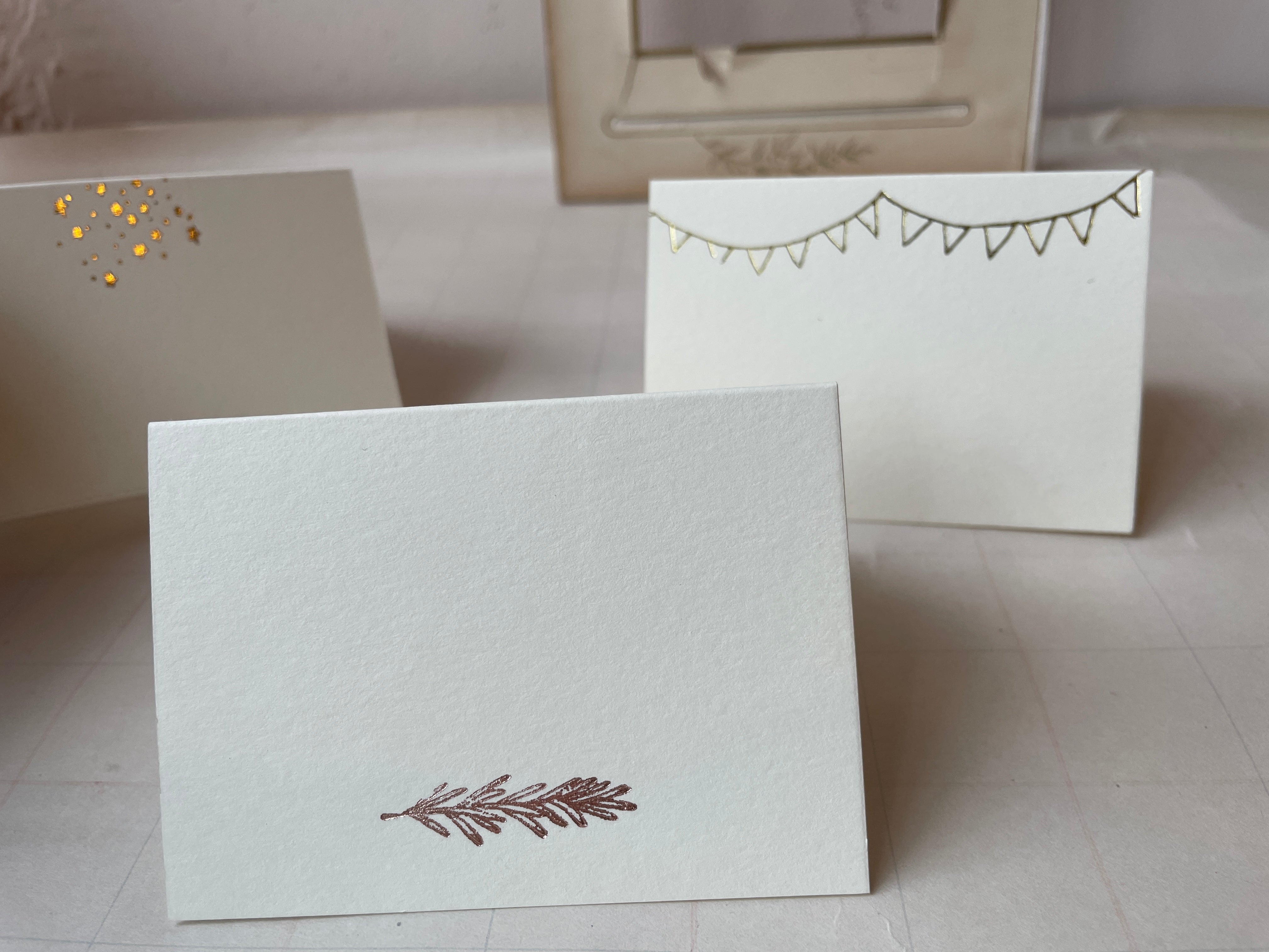 Foil-Pressed Placecards