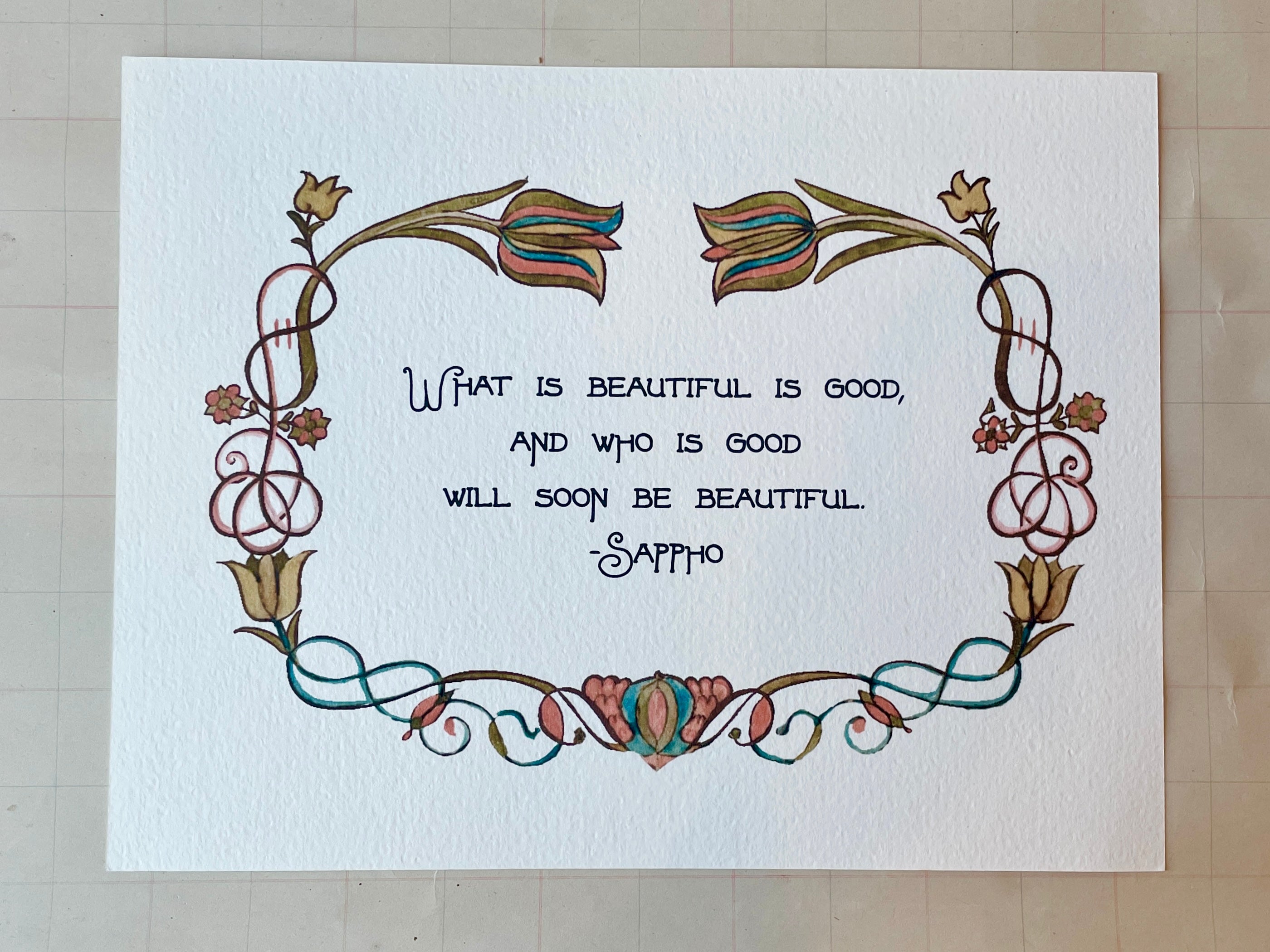 What is Beautiful is Good Art Print