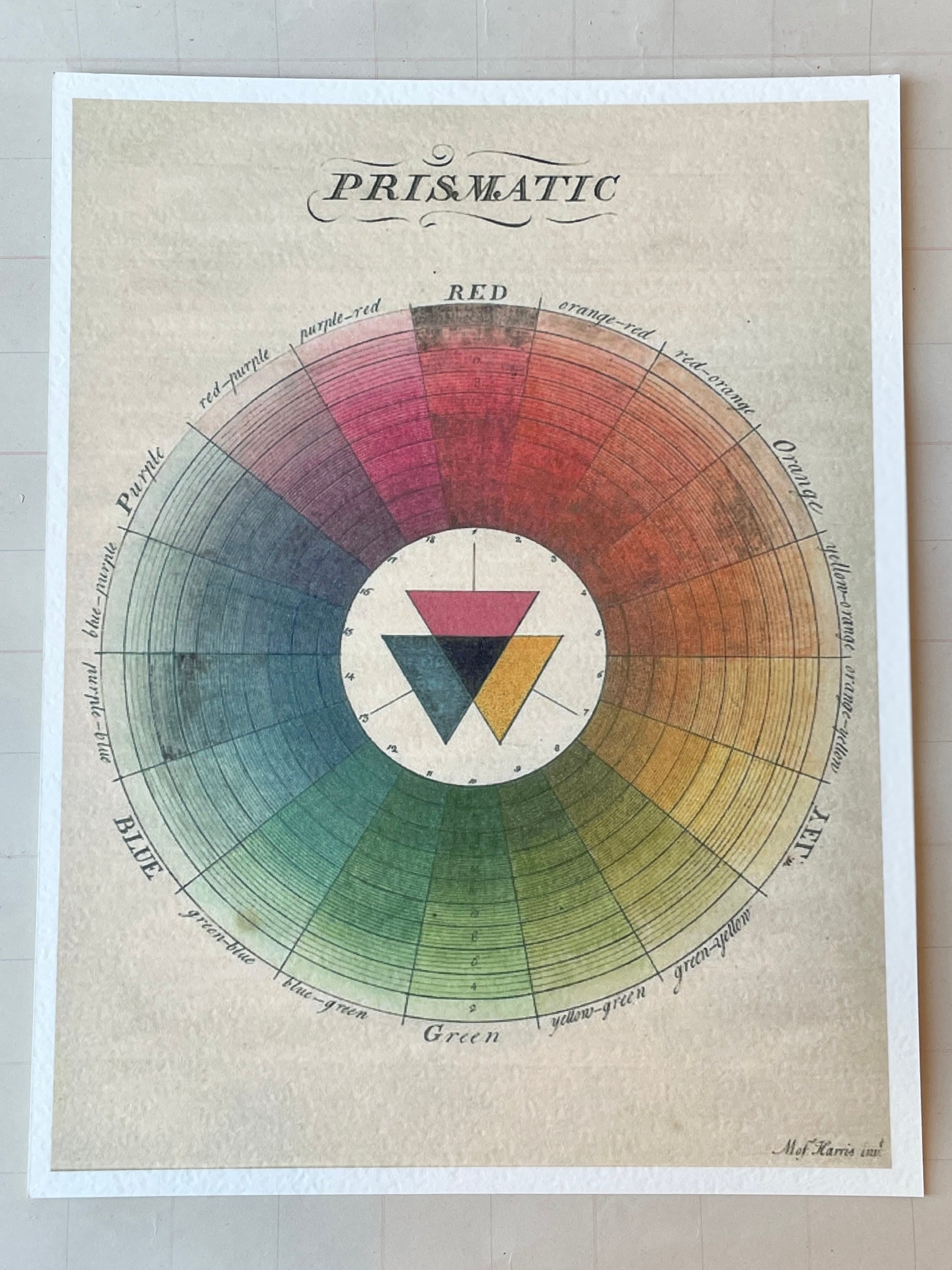 Prismatic Color Wheel Art Print