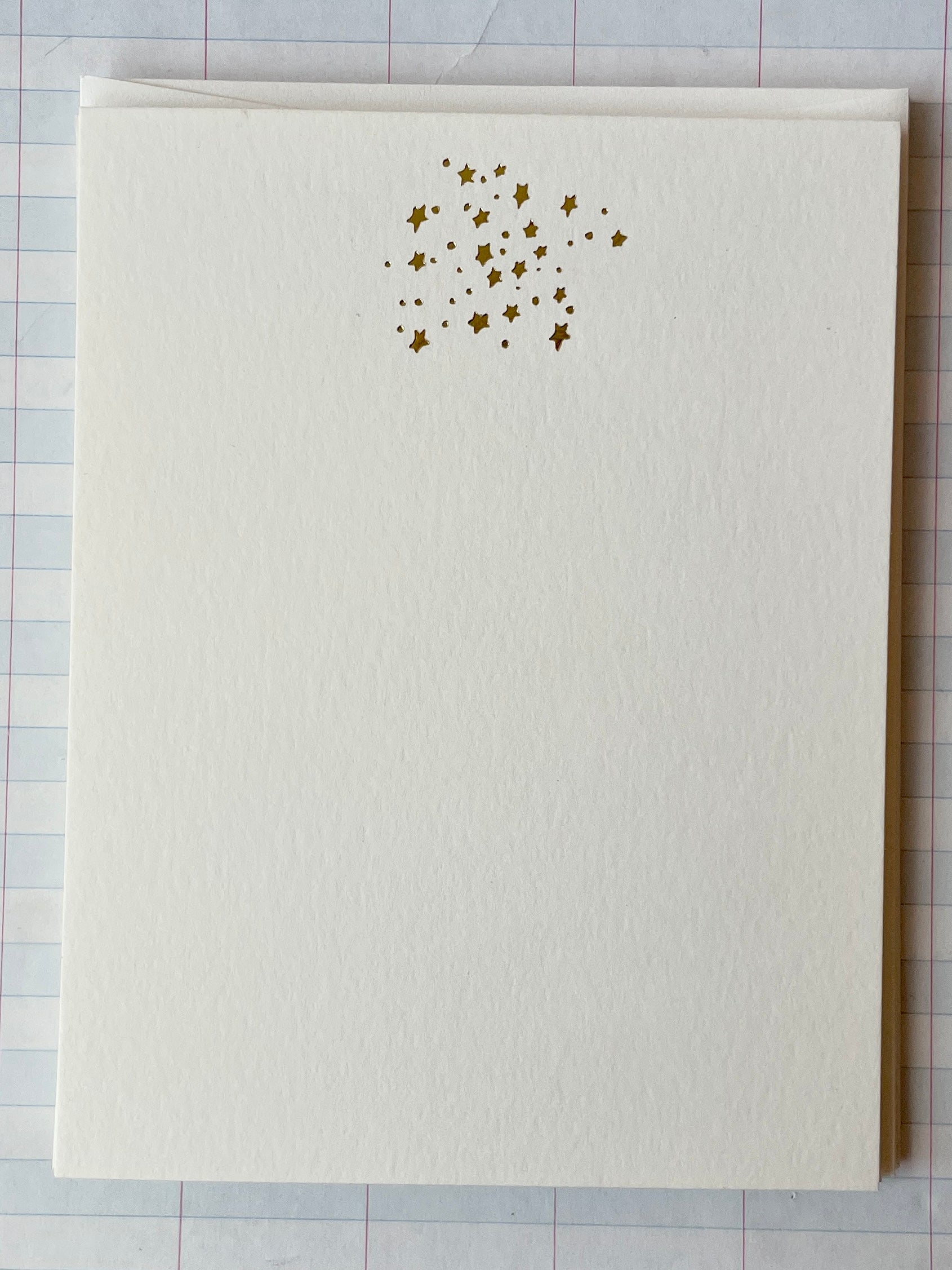 Foil Pressed Tiny Stars Card - PARCEL