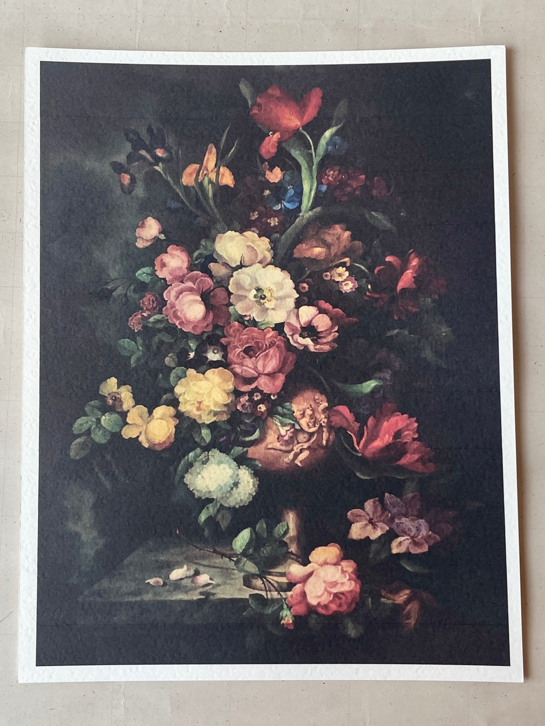 Moody Floral Art Print