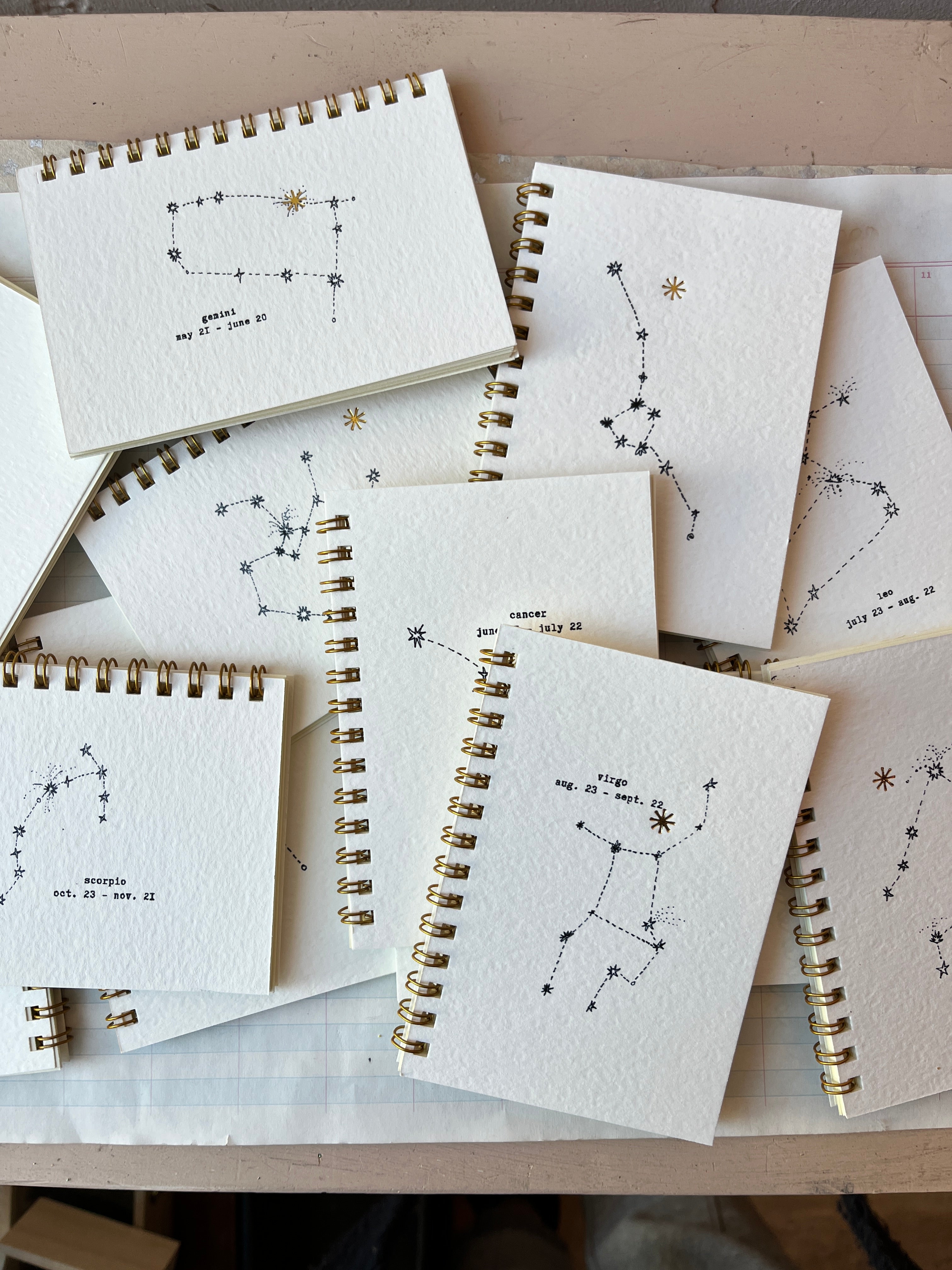 Mini Zodiac Notebooks