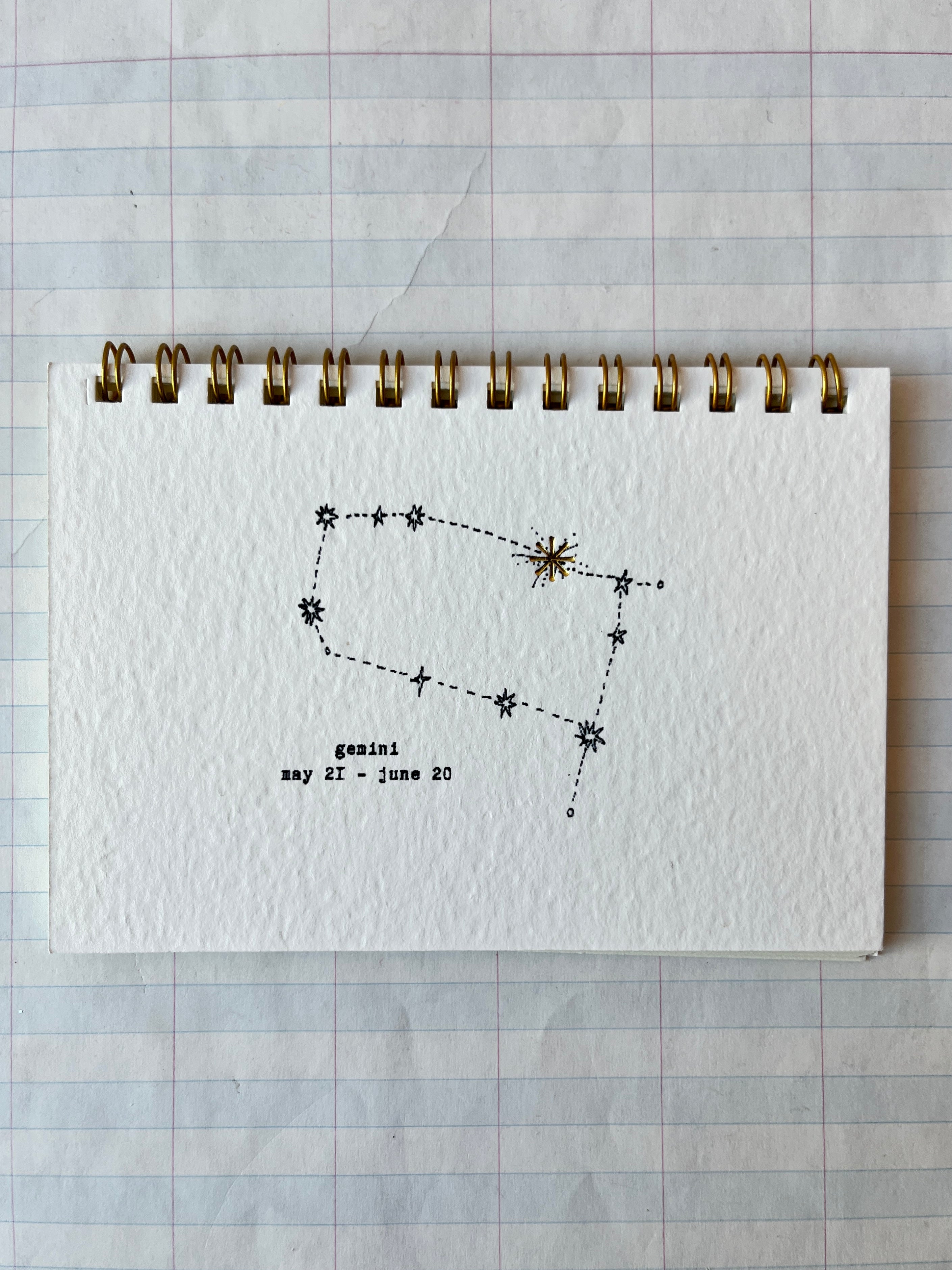 Mini Zodiac Notebooks