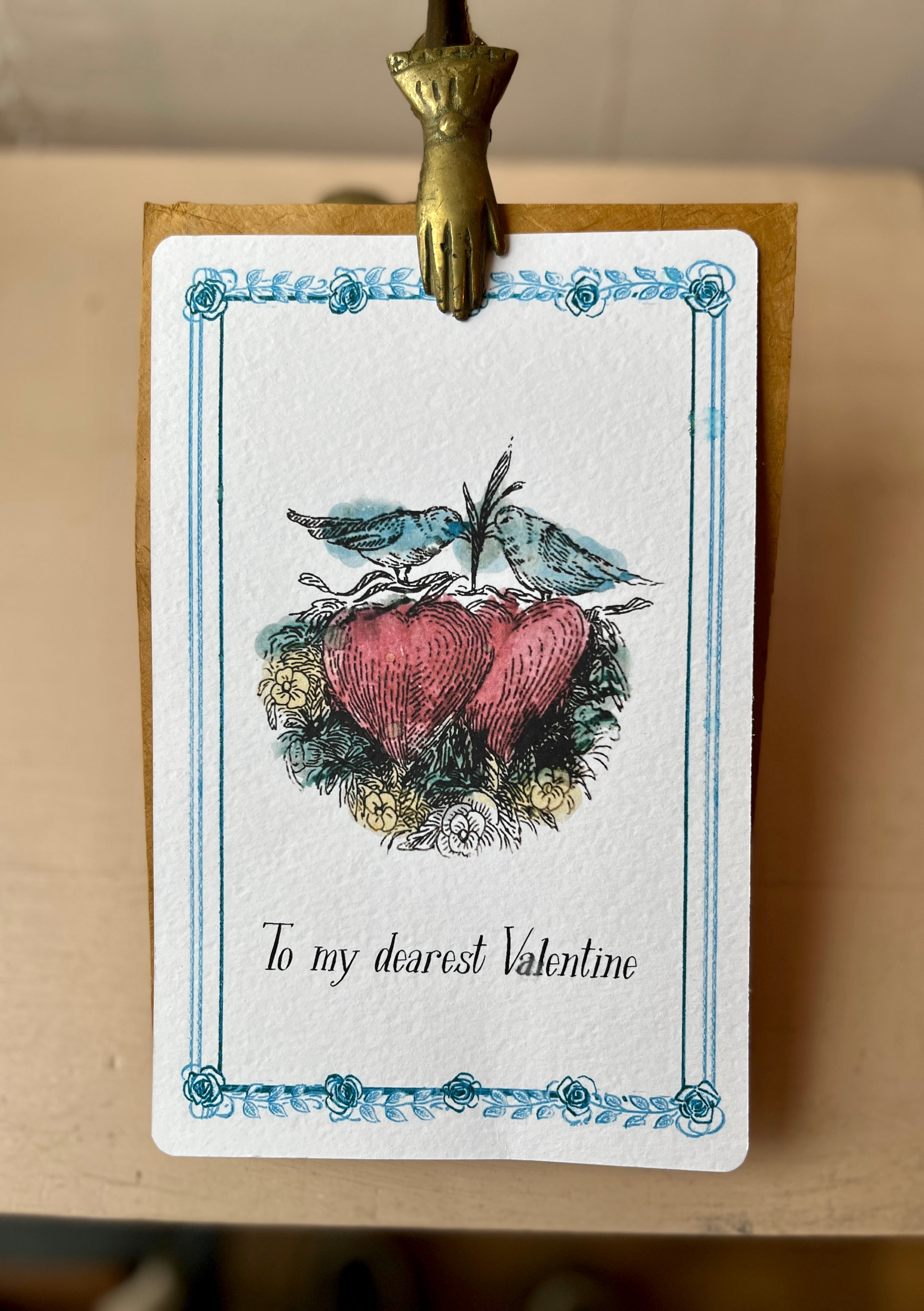 My Dearest Valentine, Frameable Art Card