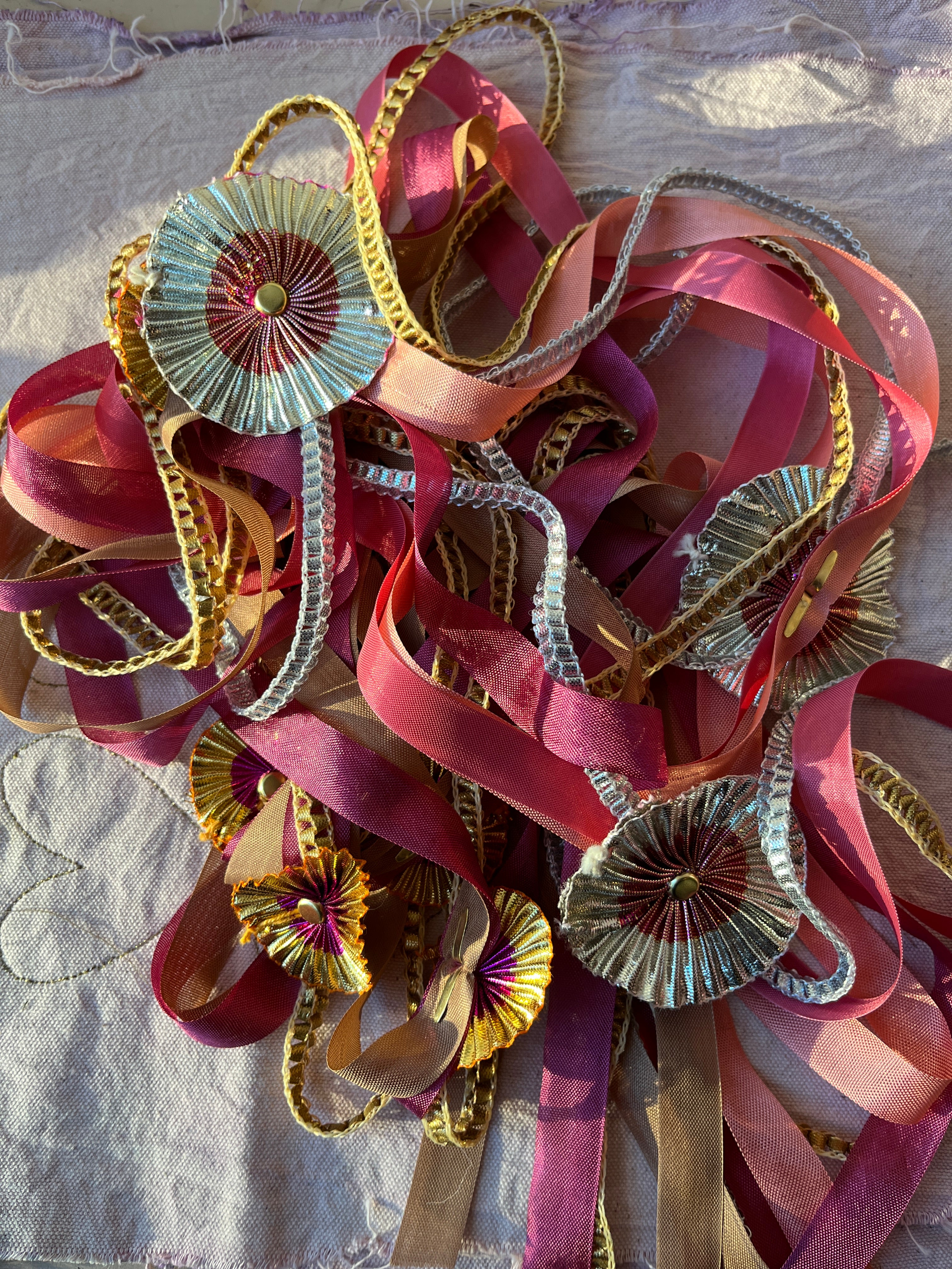 Ribbon Rosette Garlands