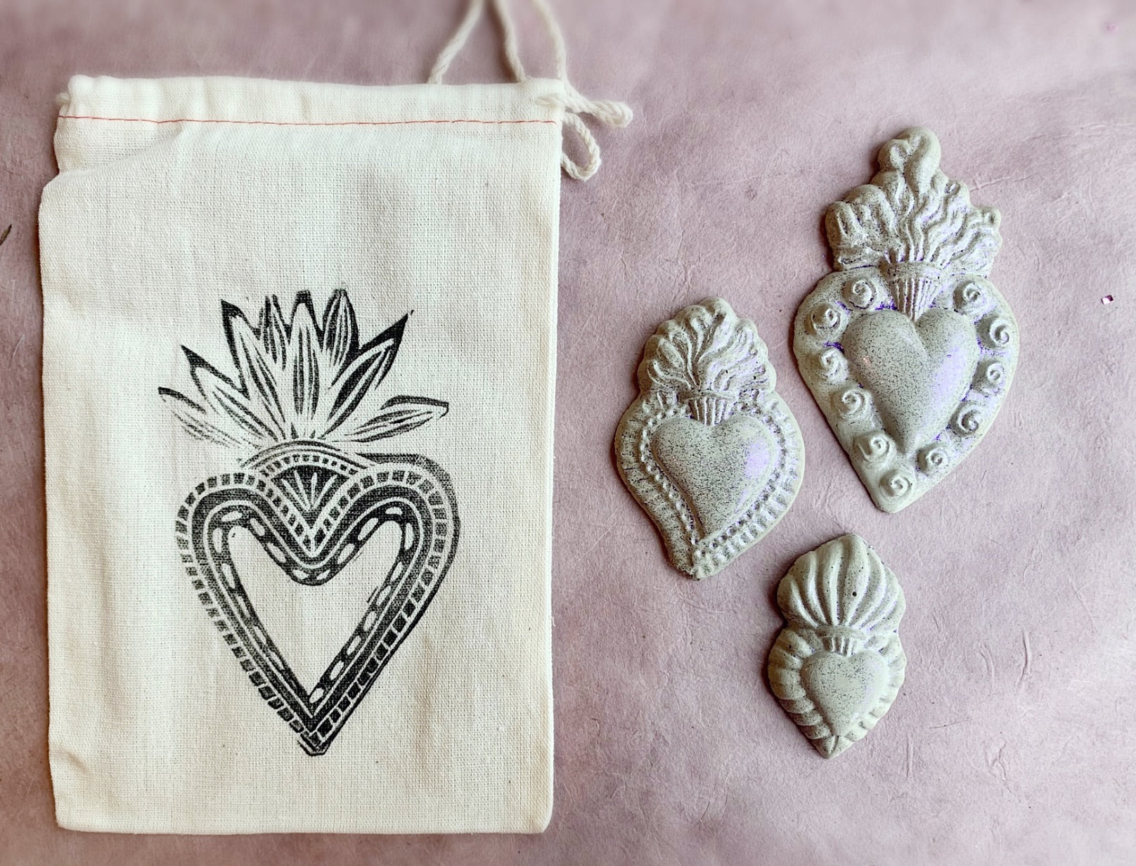 Concrete Sacred Heart Assortment (Made to Order) - PARCEL