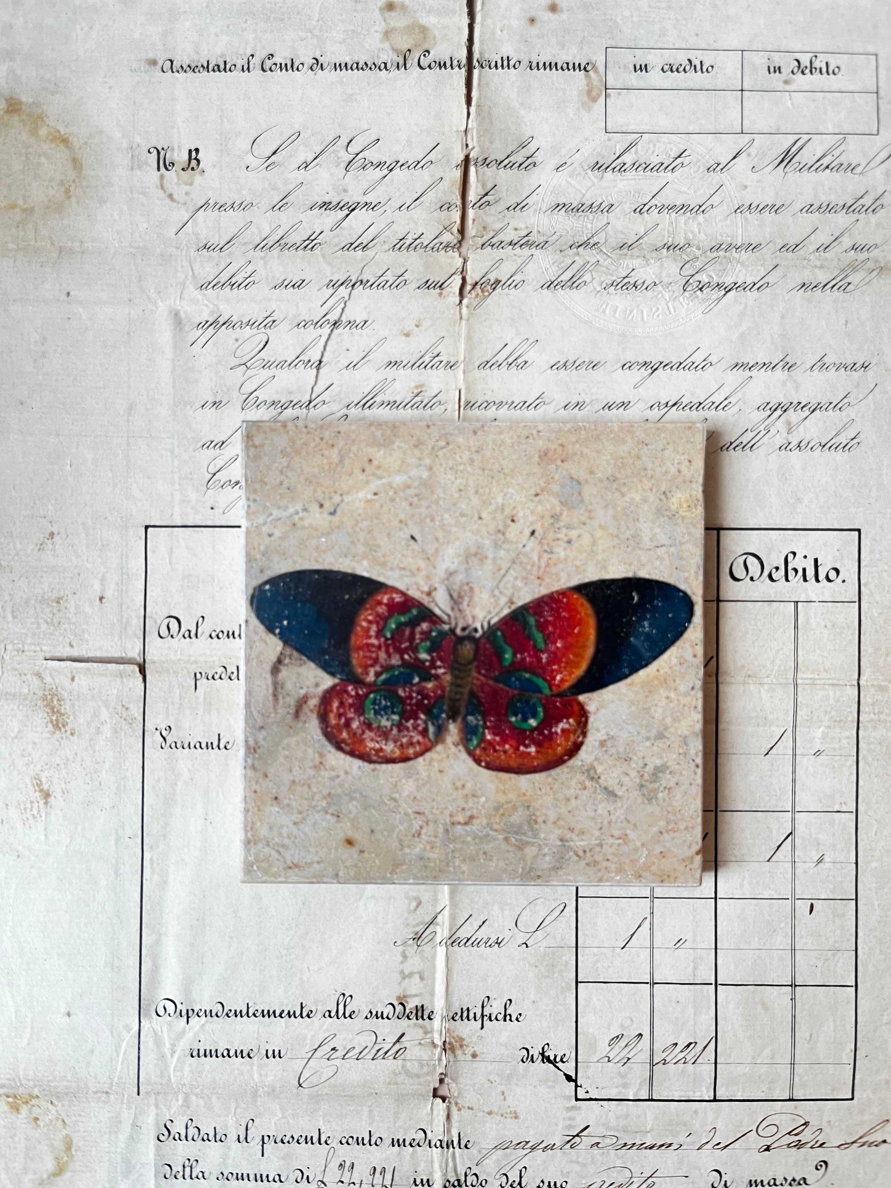 Butterfly Moth Tiles