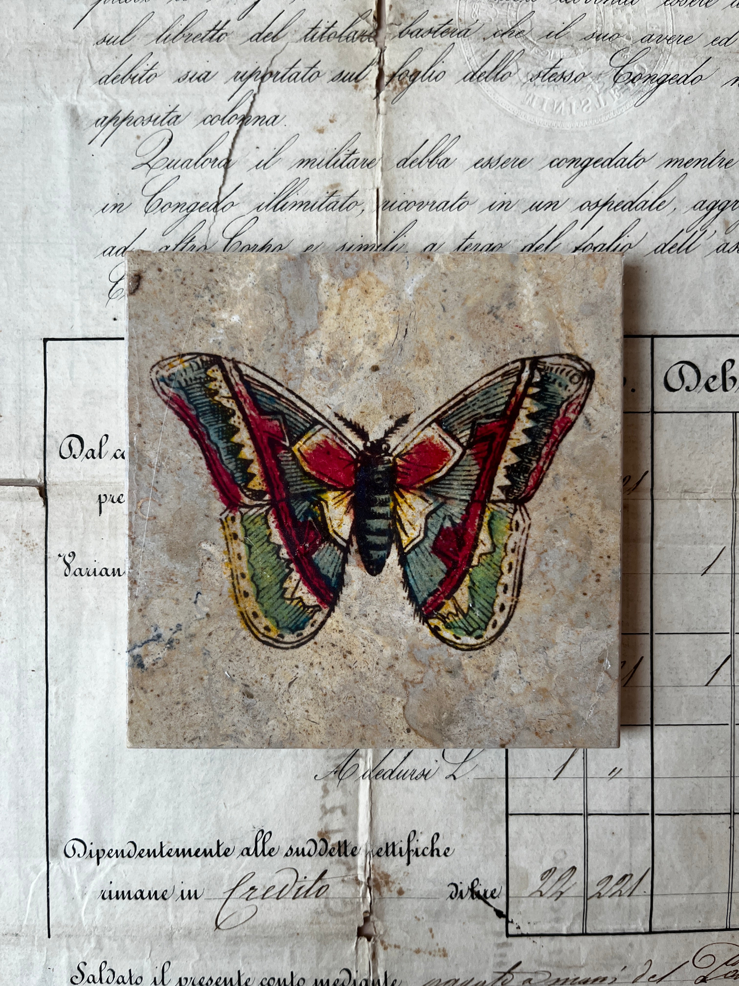 Butterfly Moth Tiles