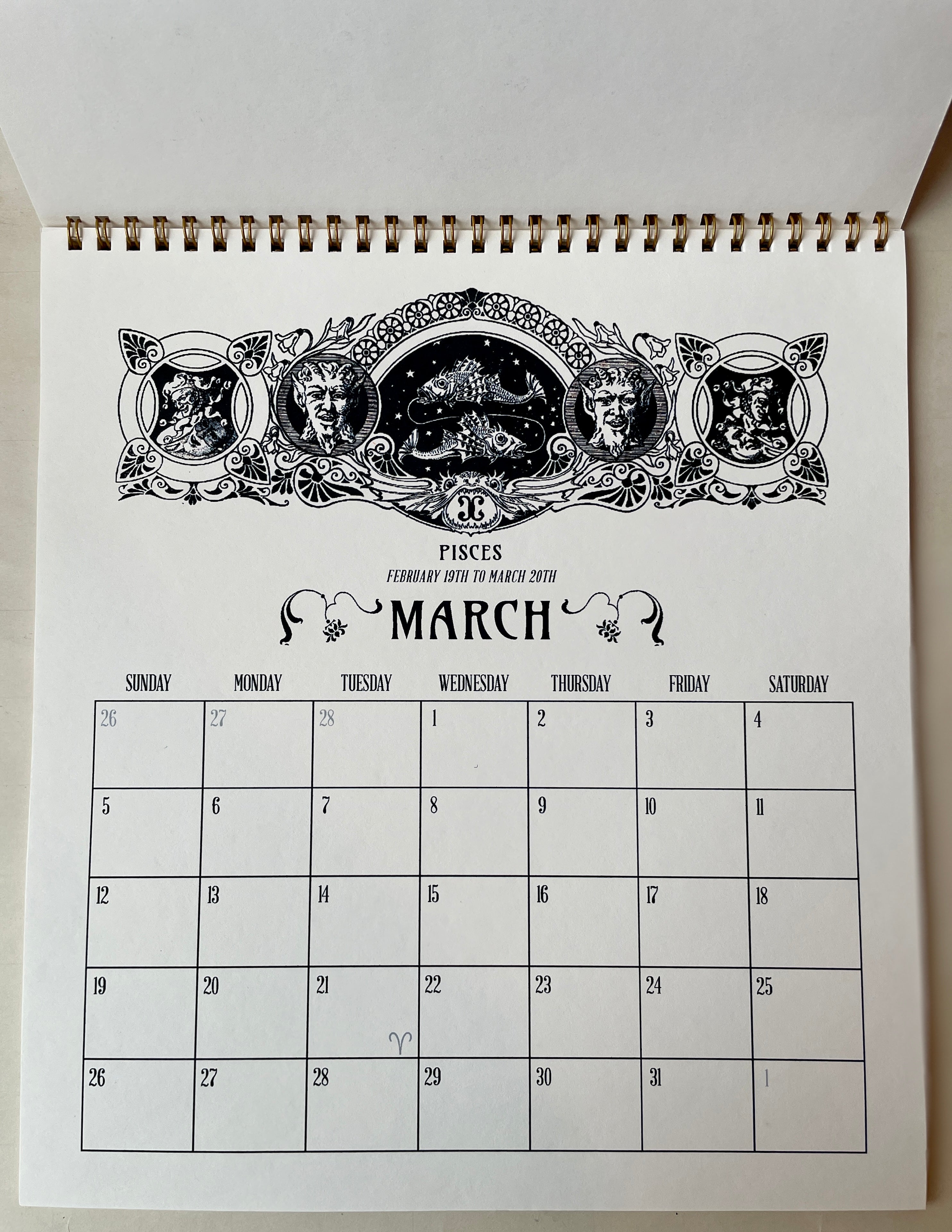 Nouveau Horoscope Calendar