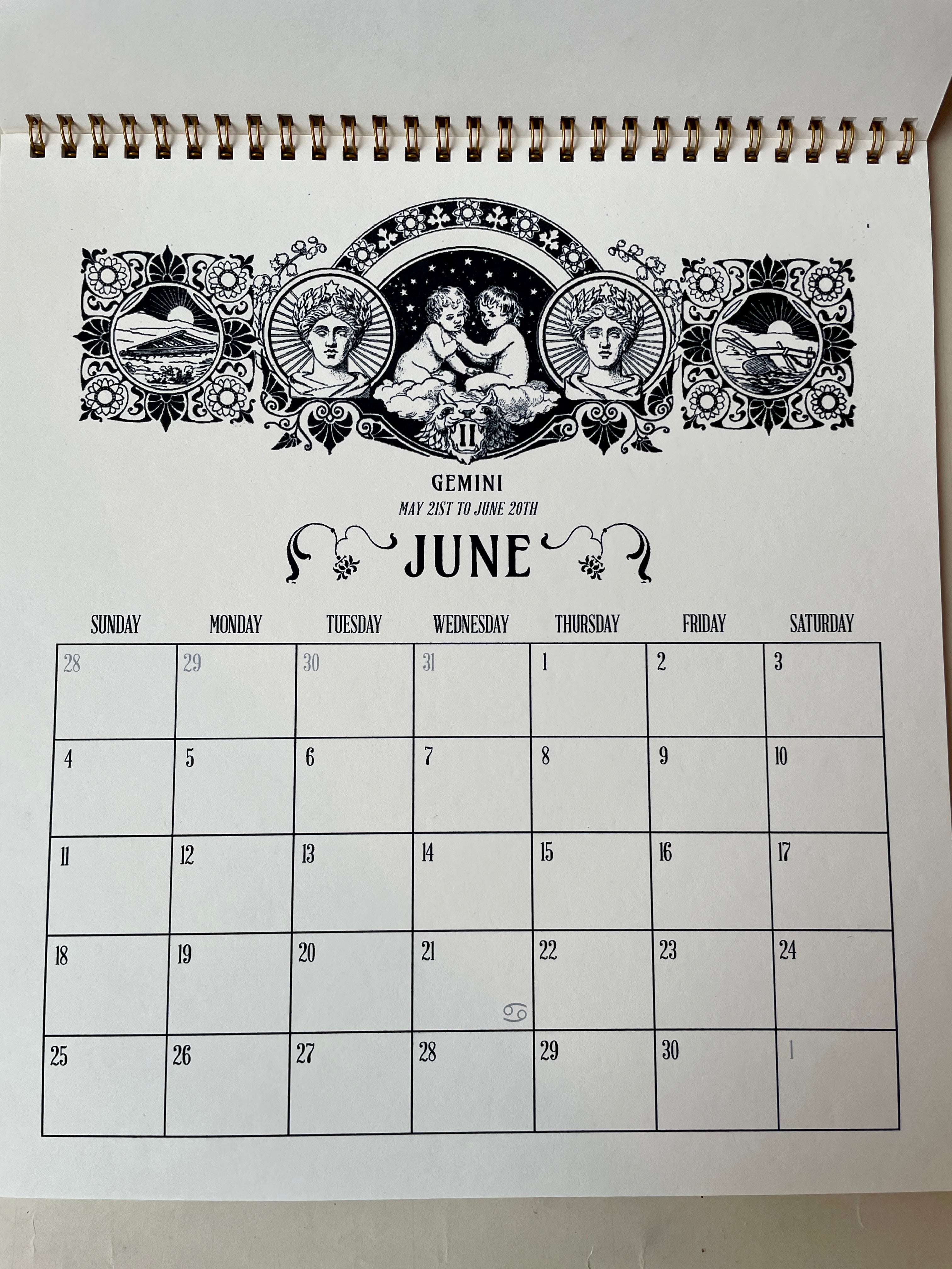 Nouveau Horoscope Calendar