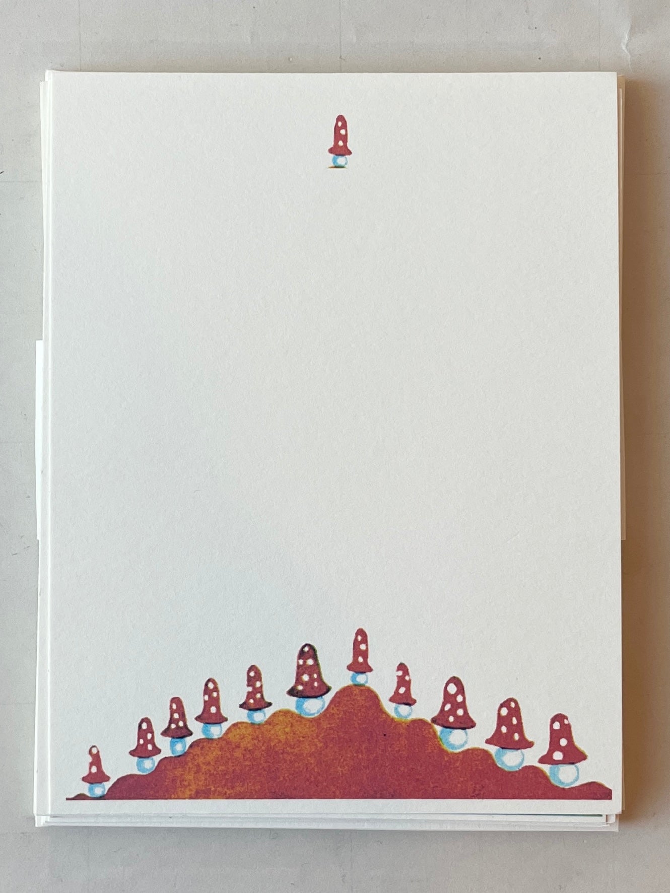 Over the Hill Mushroom Stationery