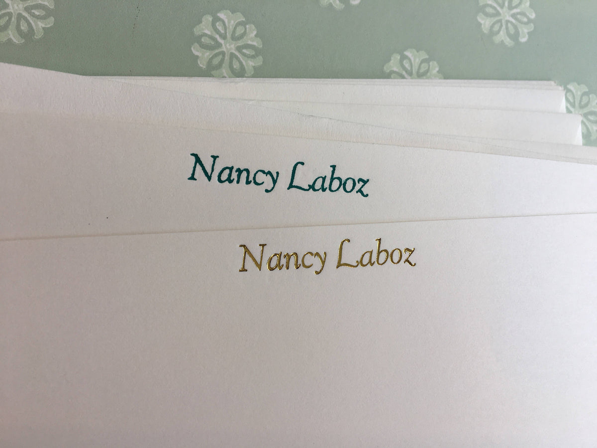MADE TO ORDER; Parcel Custom (Cursive) Stationery; Cursive font option ...