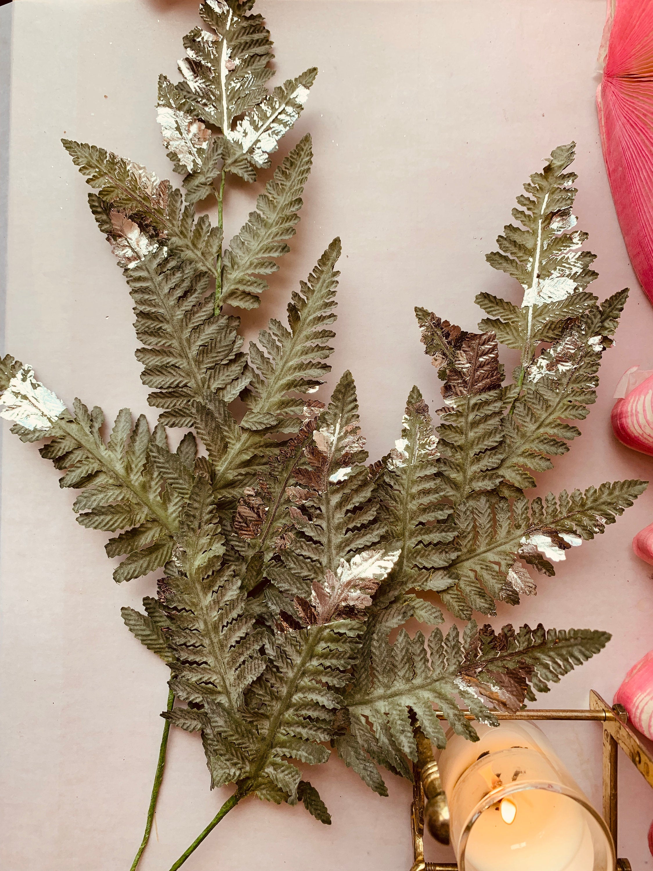 Foil Pressed Paper Fern - PARCEL