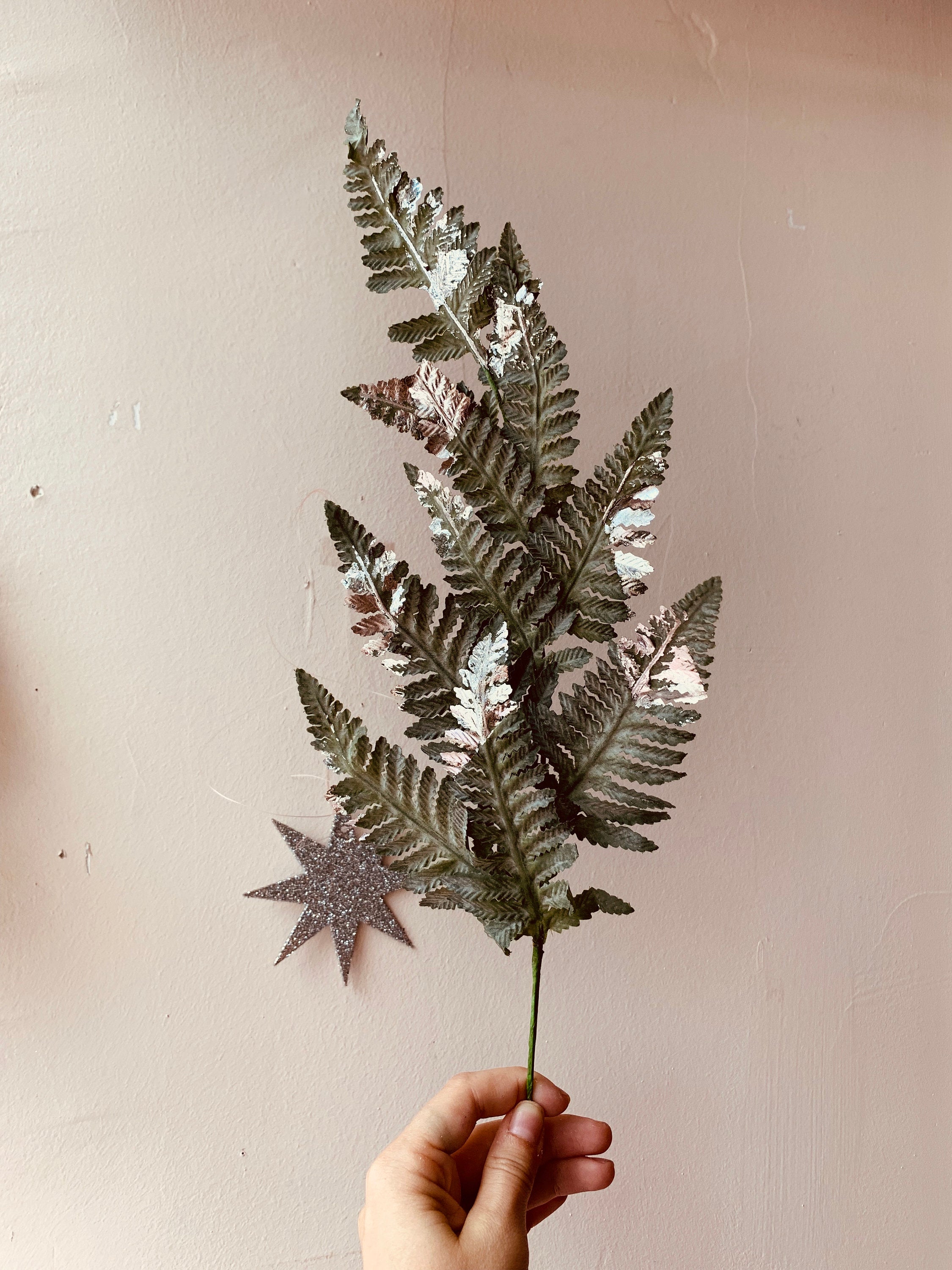 Foil Pressed Paper Fern - PARCEL